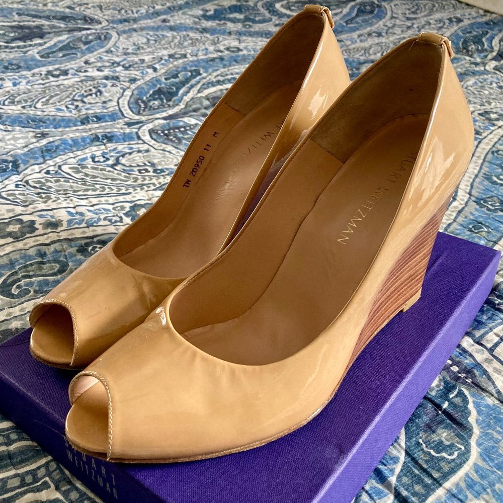 Stuart Weitzman Ellie Wedge Size 11